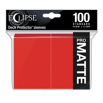 Eclipse-100-Pro-Matte-Sleeves-Apple-Red